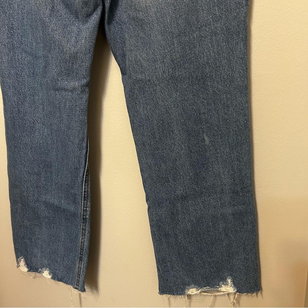 Vanilla Star Women's Juniors'‎ Size 29/9 Blue Straight Leg Jeans Distressed - Picture 8 of 8